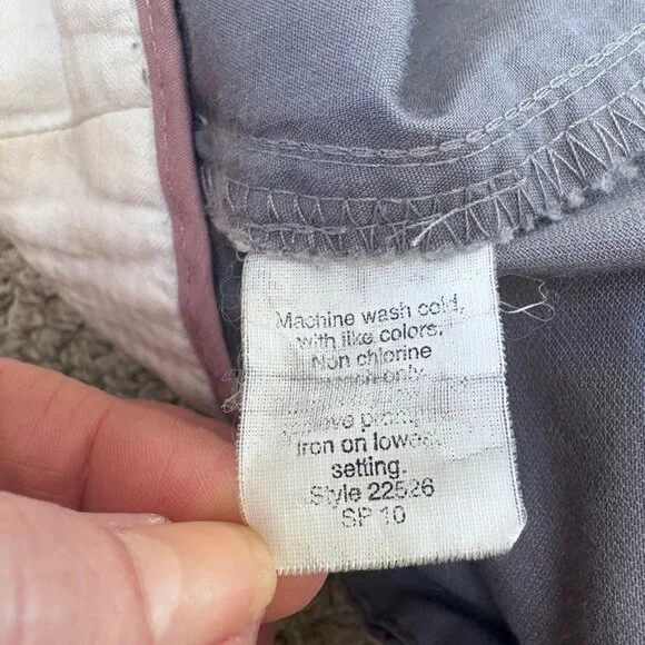 J. Crew Stretch City Fit Cropped Skimmer Pants in Grey, Size 4 - Picture 8 of 10